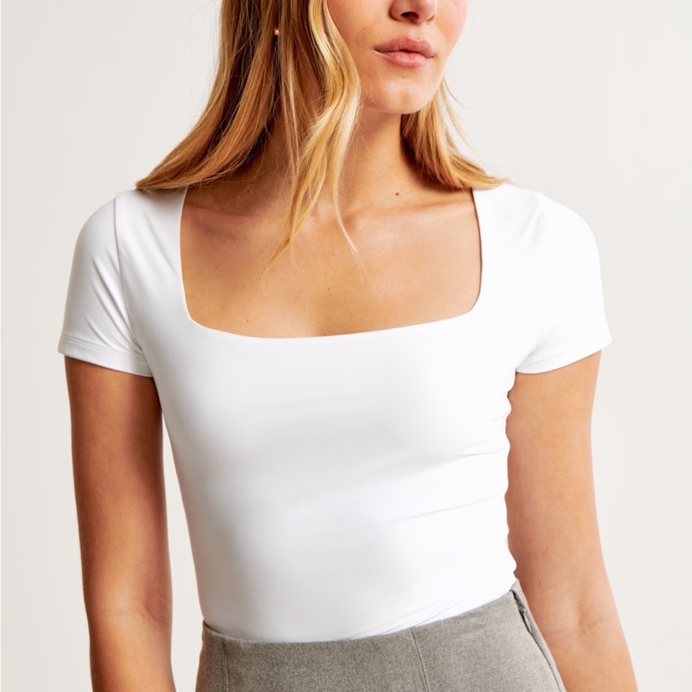 Abercrombie & Fitch Square Neck Body Suit